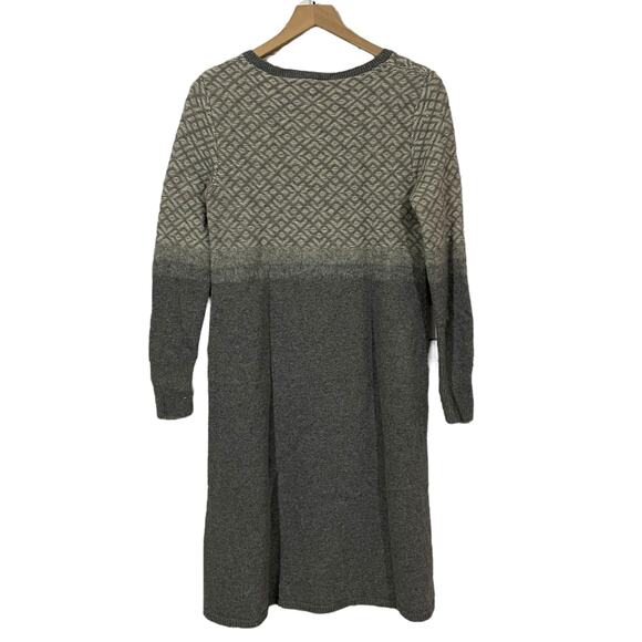 Lafayette148 New York Wool Cashmere Blend Sweater Dress - Gray - Small - Picture 2 of 11